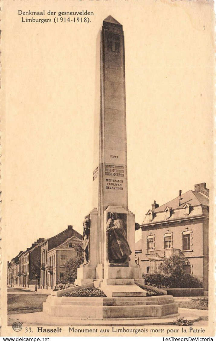 BELGIQUE - Hasselt - Monument Aux Limbourgeois Morts Pour La Patrie - Carte Postale Ancienne - Hasselt