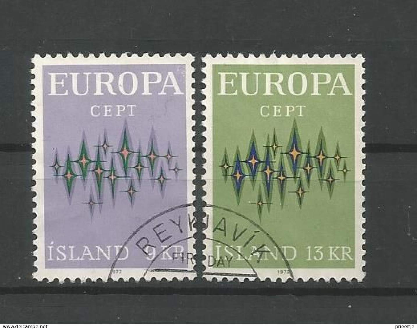 Iceland 1972 Europa Y.T. 414/415 (0) - Gebruikt