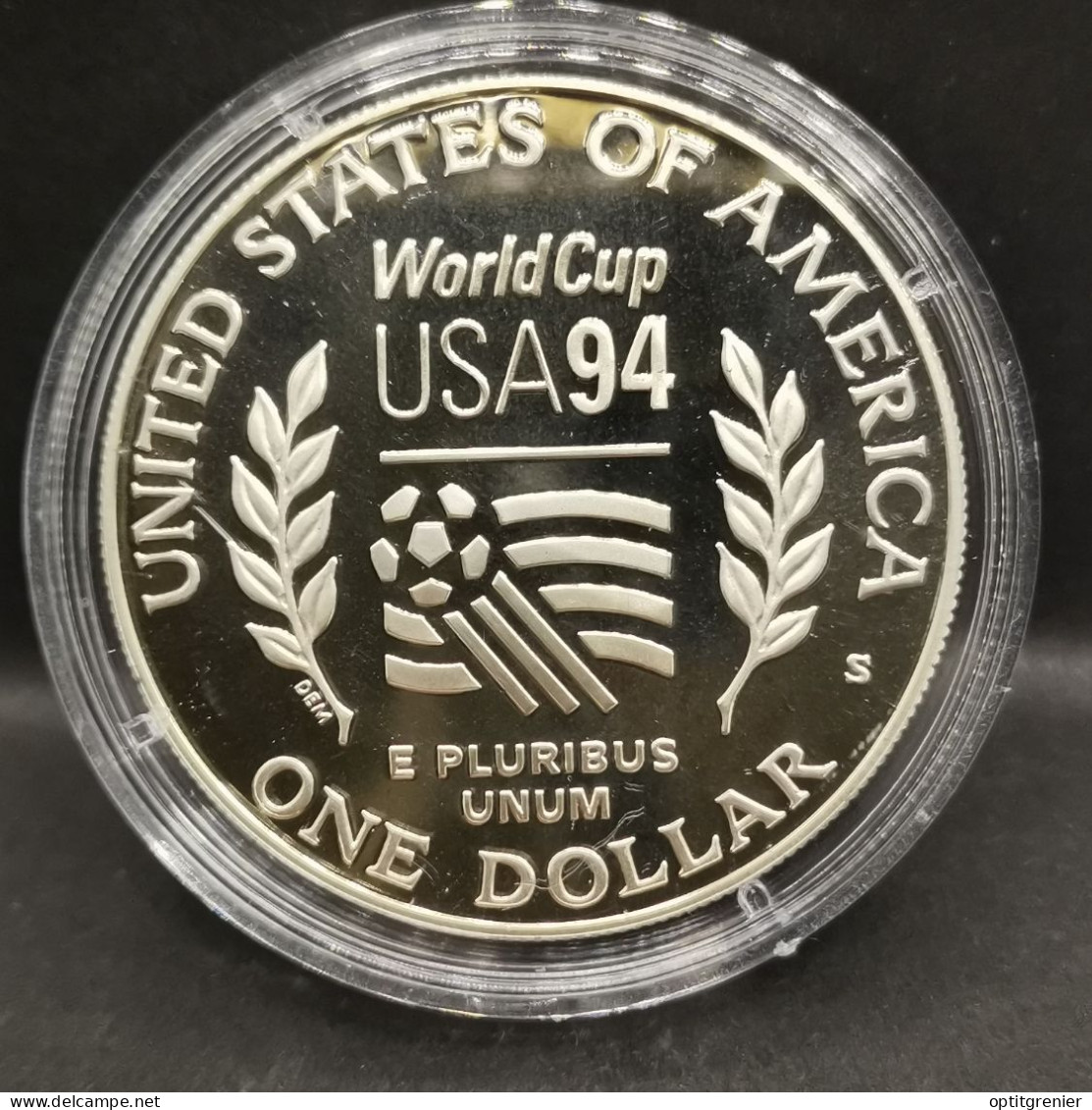 1 DOLLAR ARGENT 1994 S BE COUPE DU MONDE DE FOOTBALL USA 577090 EX. / PROOF SILVER - Verzamelingen