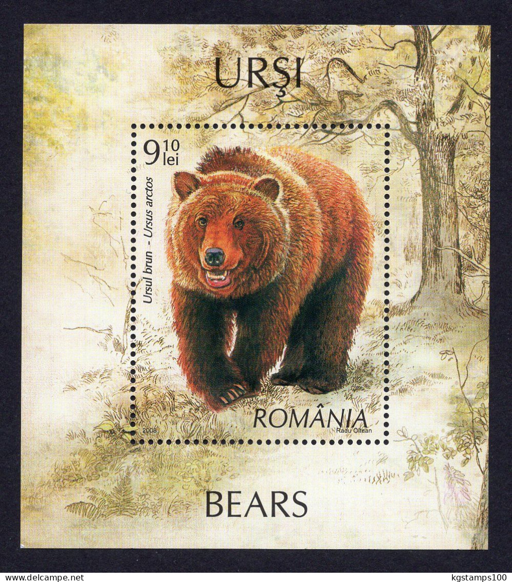 ROMANIA 2008. FAUNA. BEAR. BLOCK** - Ours