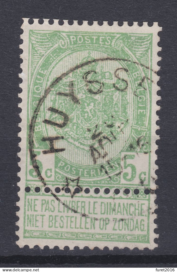 N° 56 * HUYSSE  *   Sterstempel Depot Relais - 1893-1907 Coat Of Arms