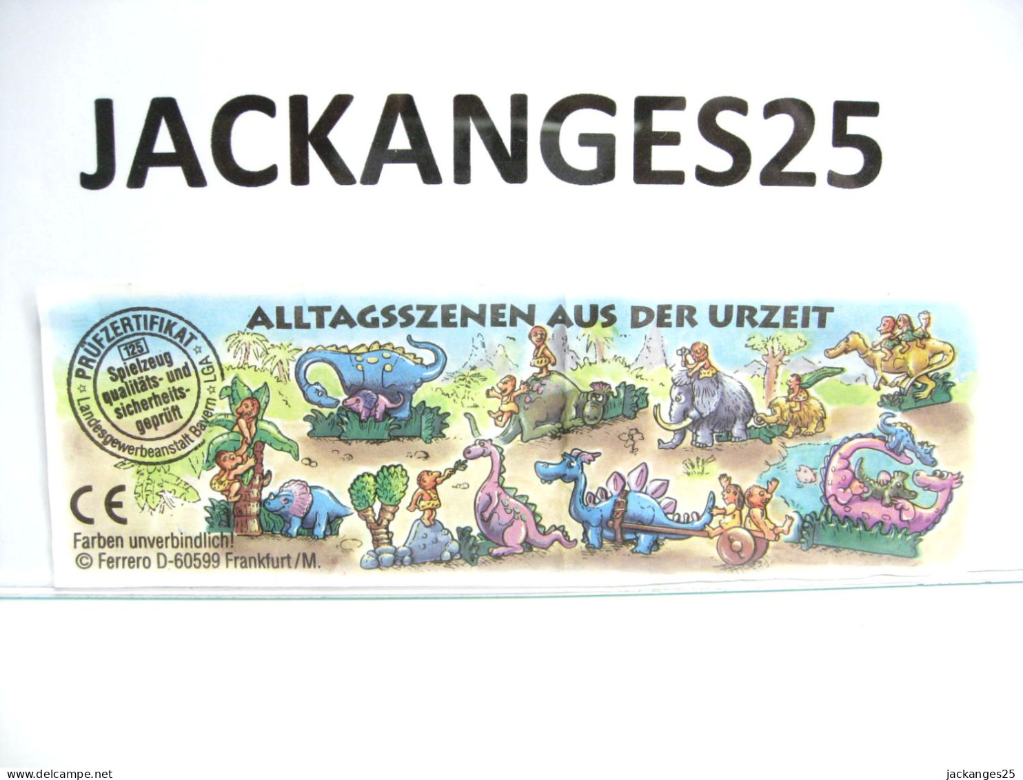 KINDER 7. 624322  DINO 1 PUZZLE 1995 + BPZ - Puzzels
