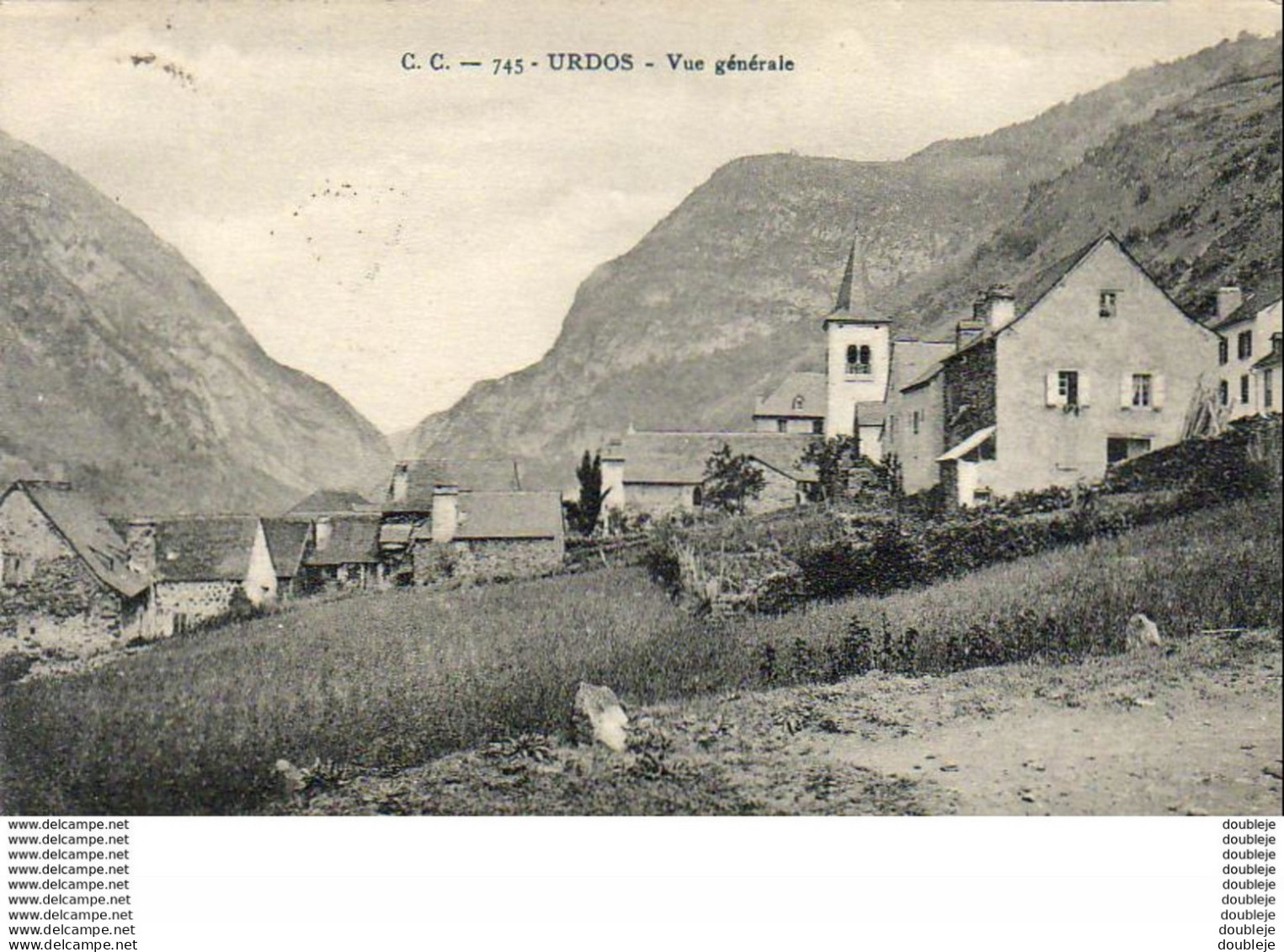 D64  URDOS  Vue Générale - Col Du Somport