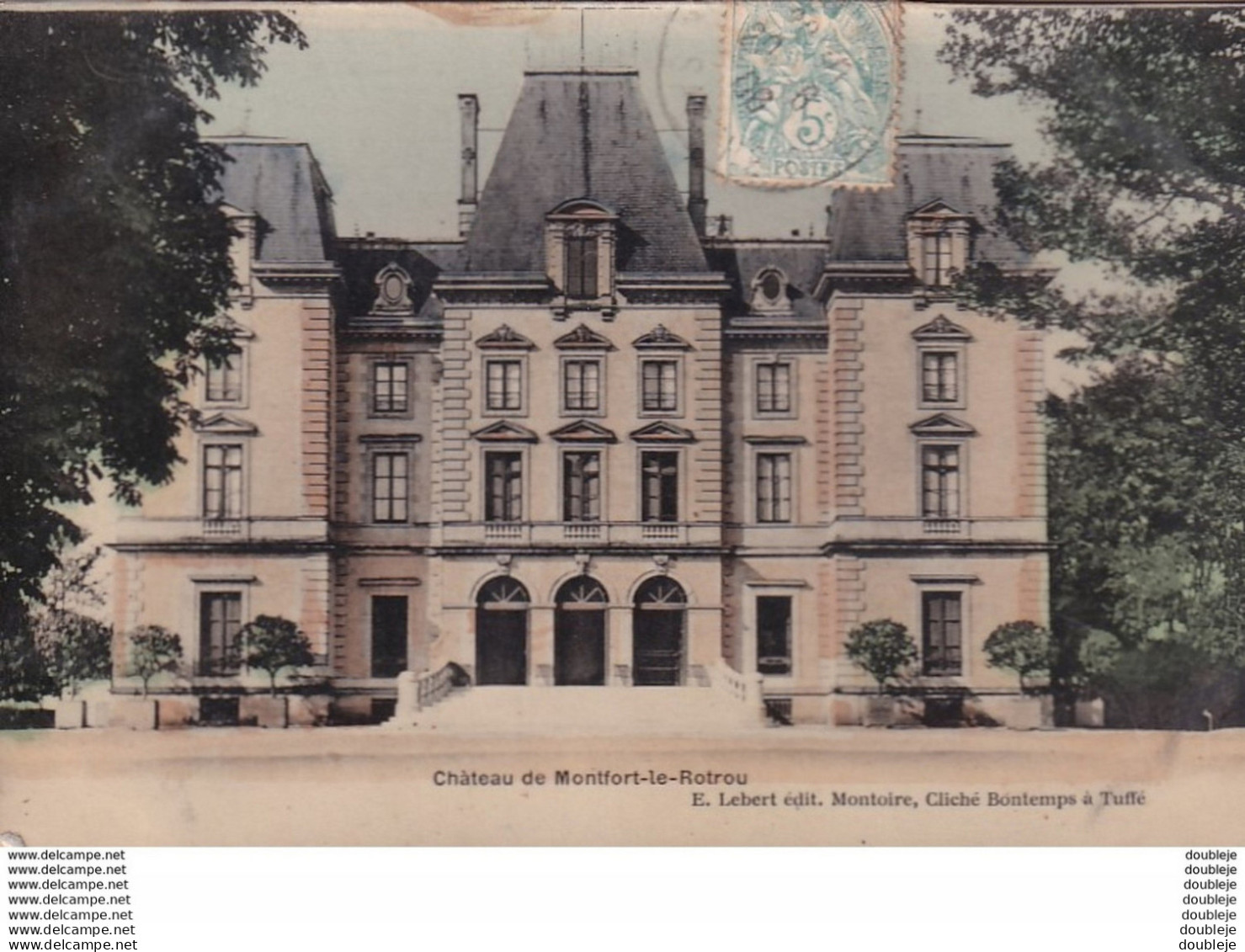 D72  Château De Montfort Le Rotrou  ............ Carte Glacée - Montfort Le Gesnois