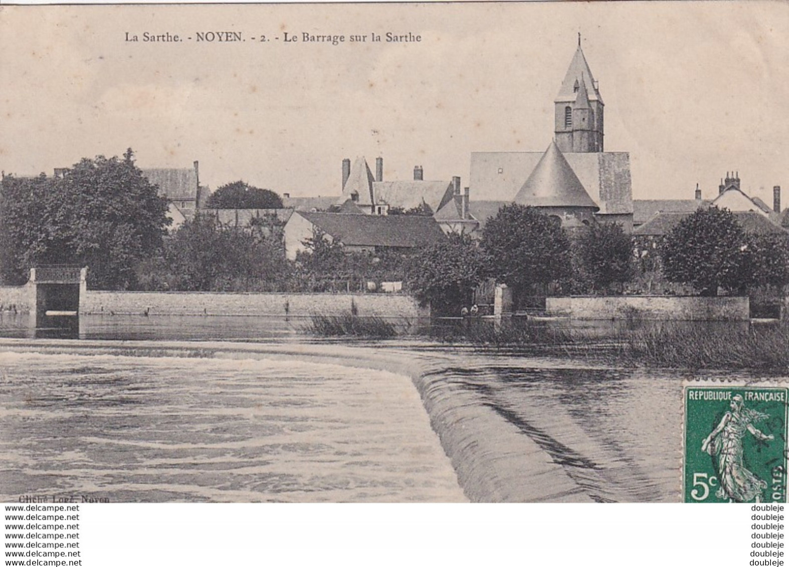 D72  NOYEN  Le Barrage Sur La Sarthe - Loue