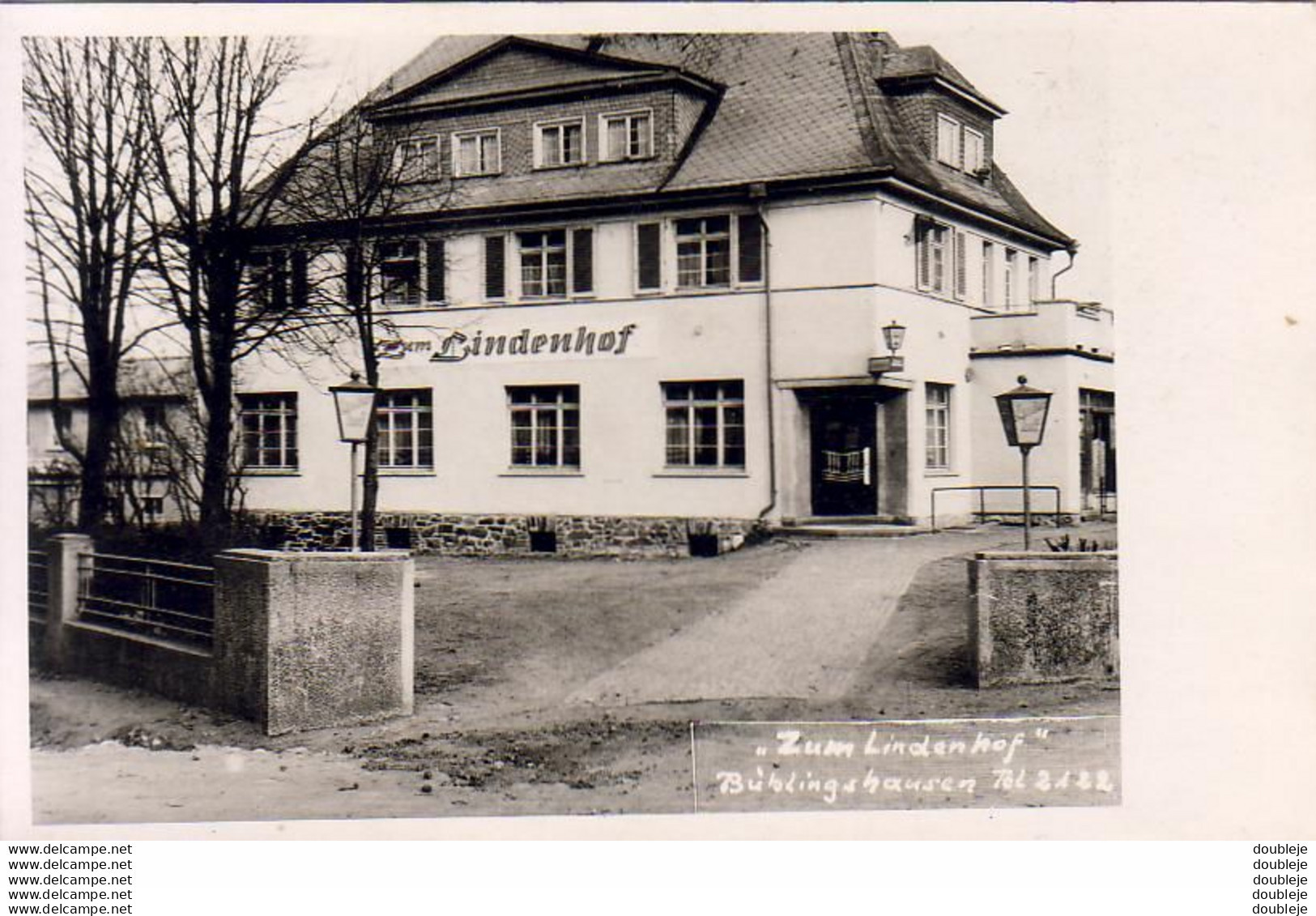 ALLEMAGNE  BÜBLINGSHAUSEN  Zum Lindenhof     Tel 2122  ........ Carte Photo - Wetzlar