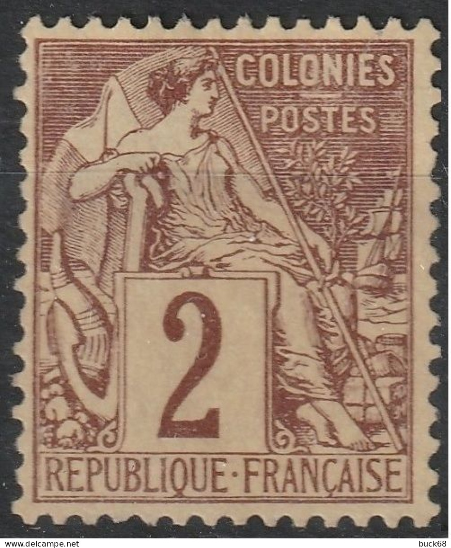 FRANCE COLONIES Emissions Générales 47 (*) Type Alphée Dubois  [ColCla] - Alphée Dubois