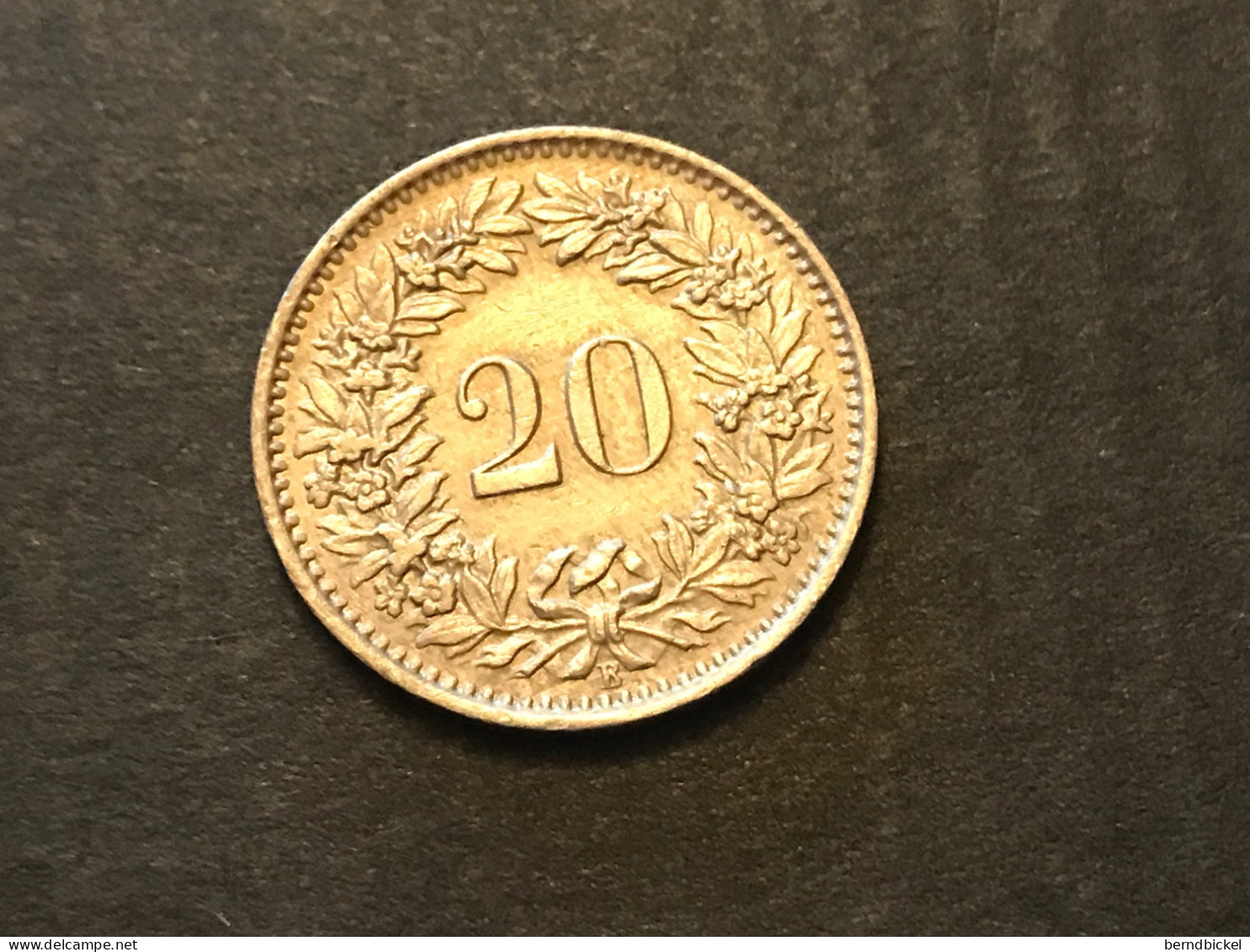 Münze Münzen Umlaufmünze Schweiz 20 Rappen 1961 - 20 Rappen