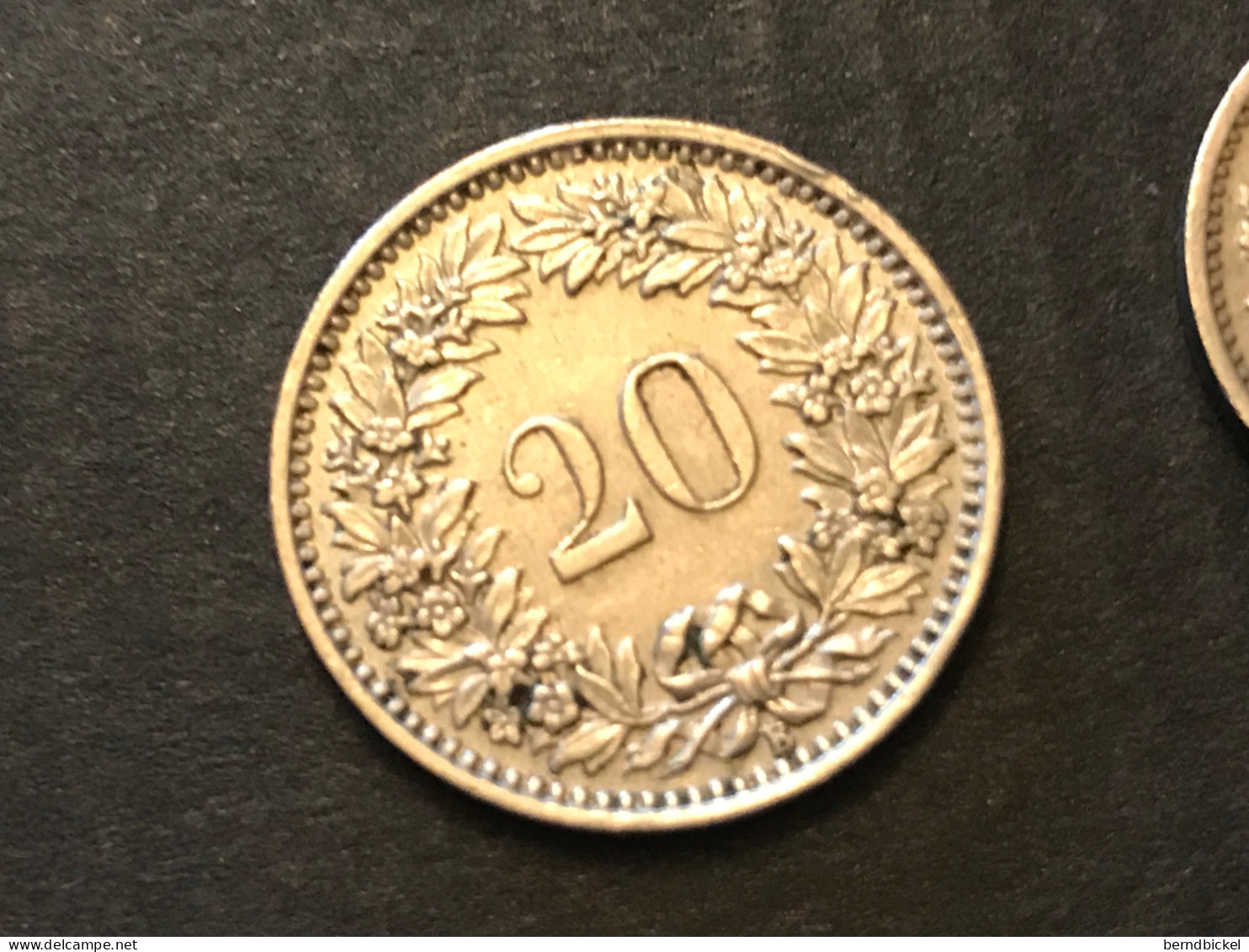 Münze Münzen Umlaufmünze Schweiz 20 Rappen 1956 - 20 Rappen