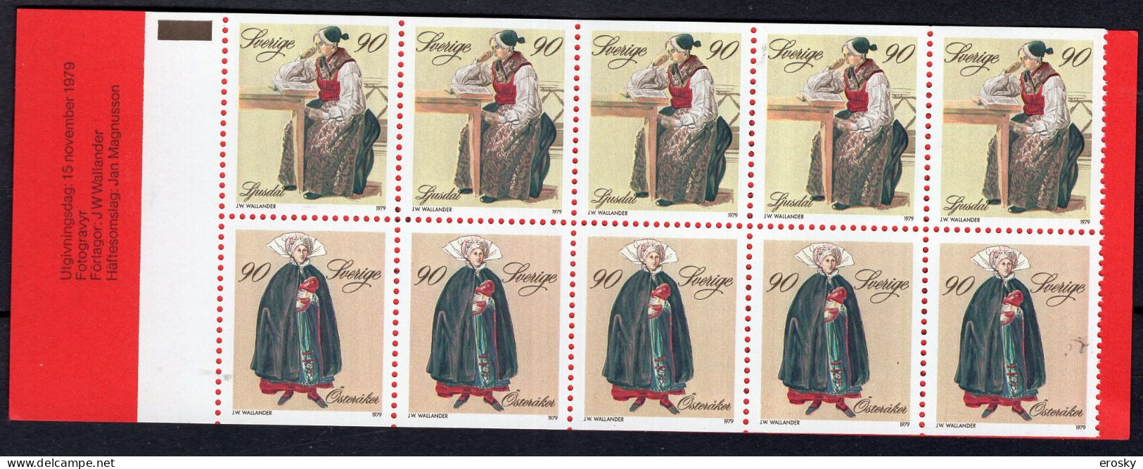 F1606 - SUEDE SWEDEN N°1069 ** CARNET Noel - 1951-80