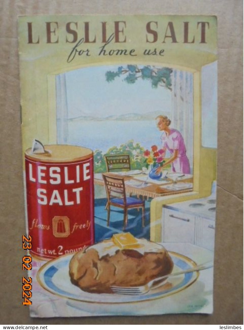 Leslie Salt For Home Use - Leslie California Salt Co. 1940 - Nordamerika
