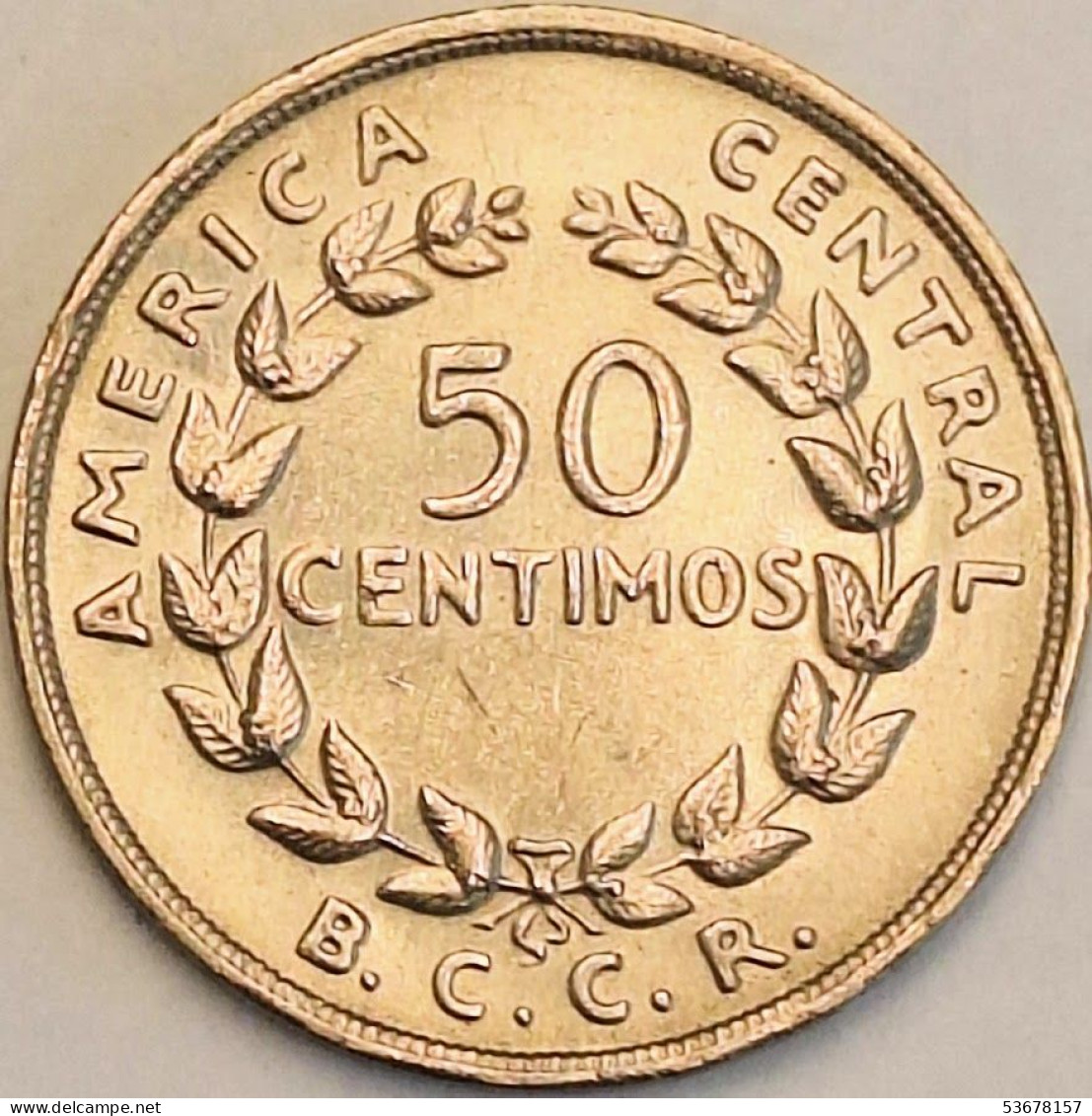 Costa Rica - 50 Centimos 1968(P), KM# 189.3 (#3512) - Costa Rica