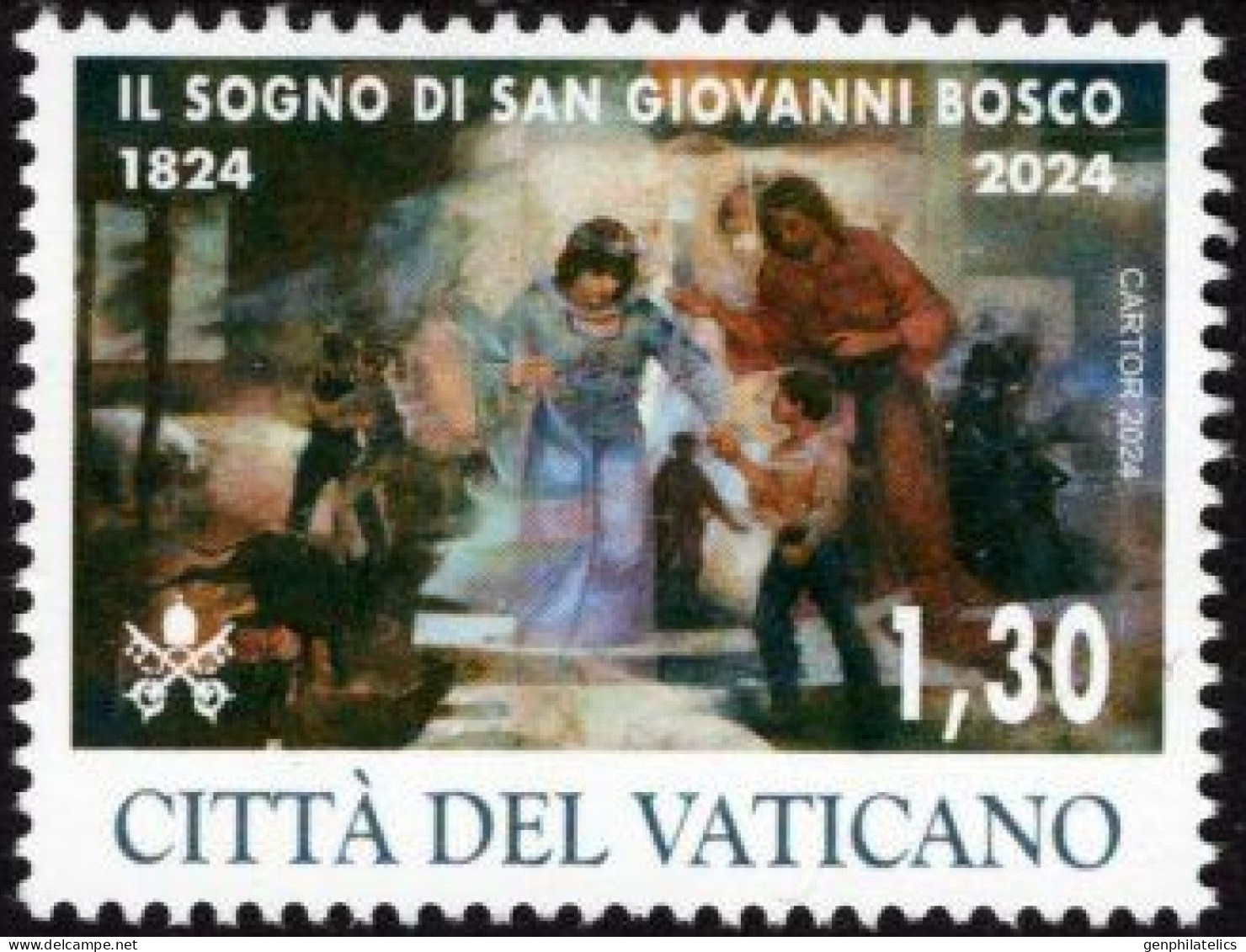 VATICAN CITY 2024 The 200th Anniversary Of The Dream Of St. John Bosco - Fine Stamp MNH - Neufs