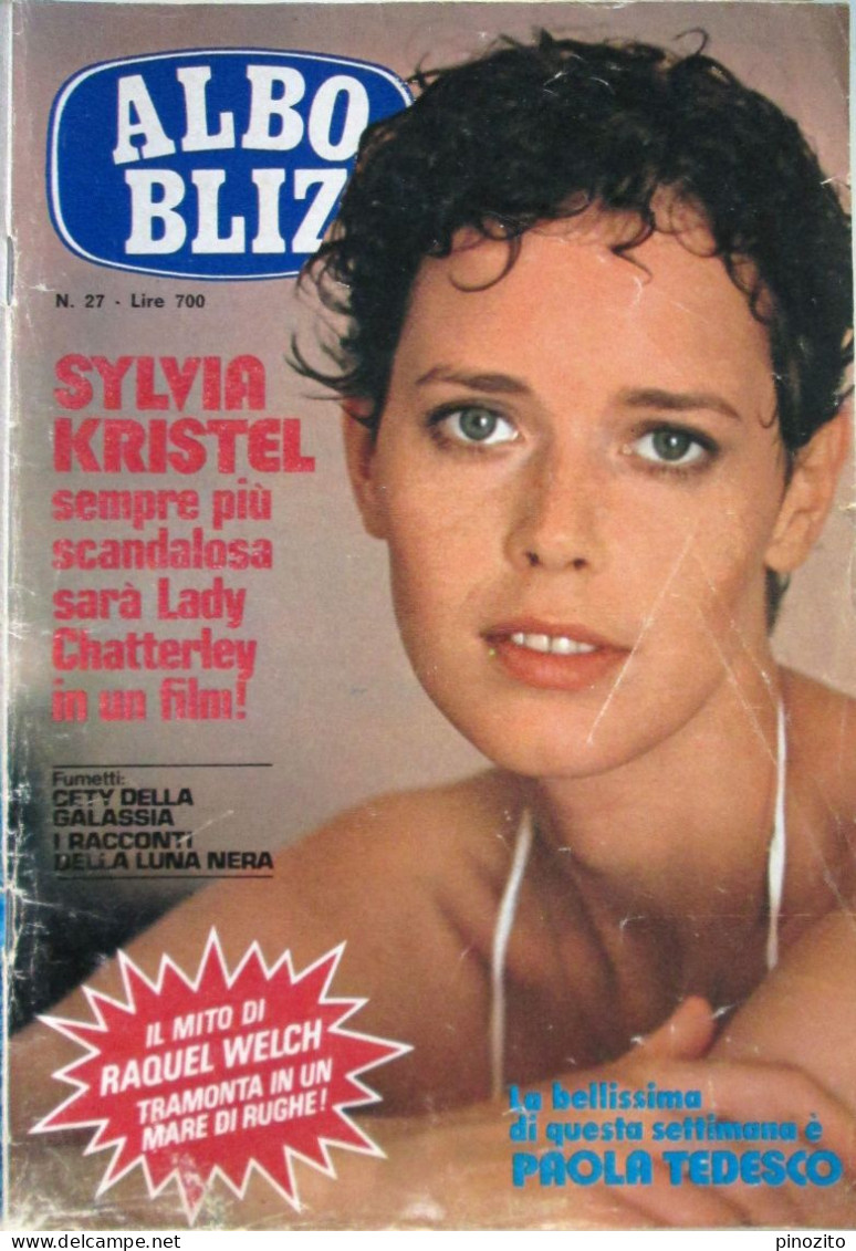 ALBO BLIZ 27 1981 Sylvia Kristel Raquel Welch Paola Tedesco Rettore Valentina Beatles - Televisie