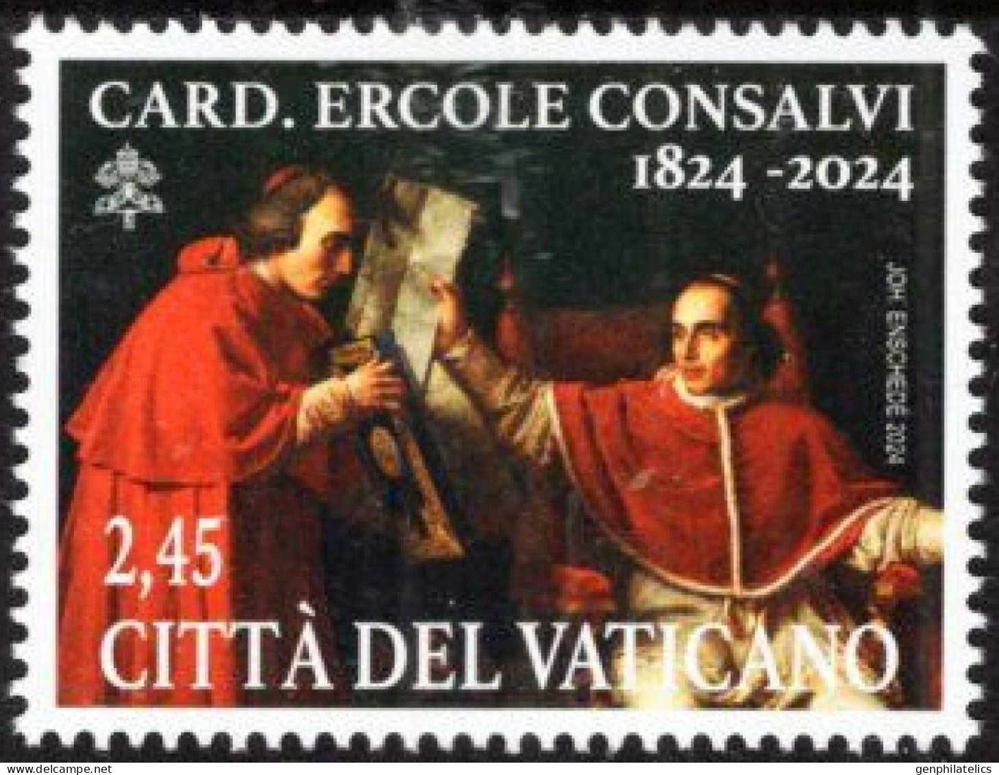 VATICAN CITY 2024 The 200th Death Anniv. Of Cardinal Ercole Consalvi - Fine Stamp MNH - Unused Stamps