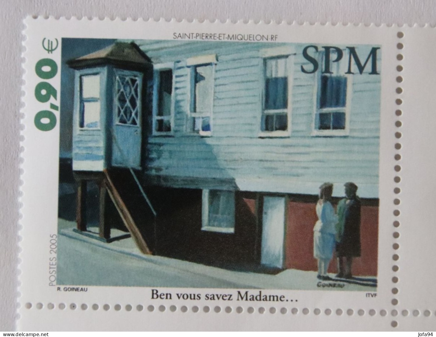 SPM 2005  Peinture "ben Vous Savez Madame" YT 856    Neuf - Unused Stamps