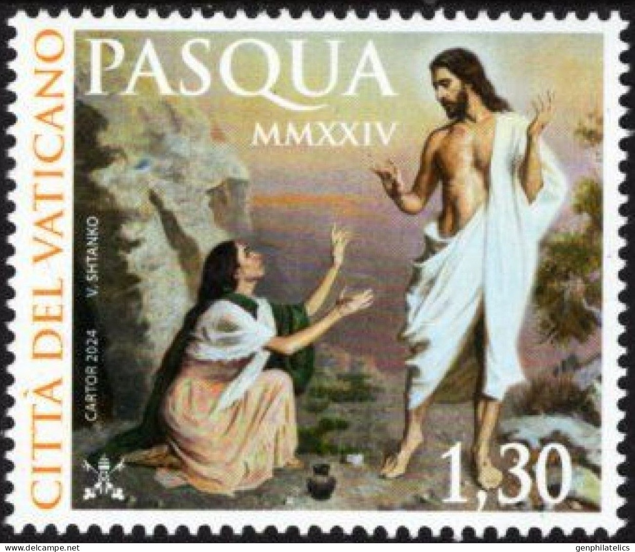 VATICAN CITY 2024 CULTURE Celebration. Easter Of Resurrection - Fine Stamp MNH - Ungebraucht