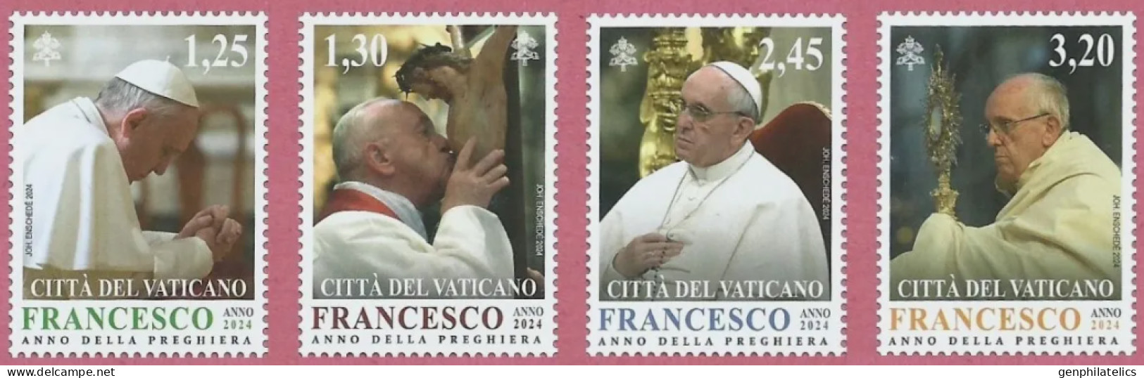 VATICAN CITY 2024 PEOPLE Famous Persons. The Pontificate Of POPE FRANCIS - Fine Set MNH - Unused Stamps