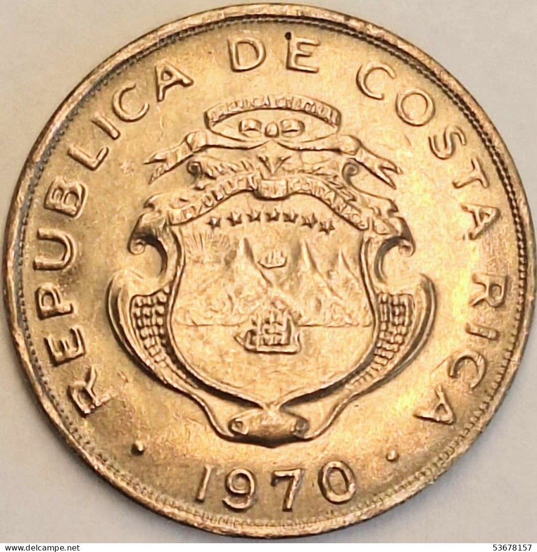 Costa Rica - 50 Centimos 1970(P), KM# 189.3 (#3513) - Costa Rica