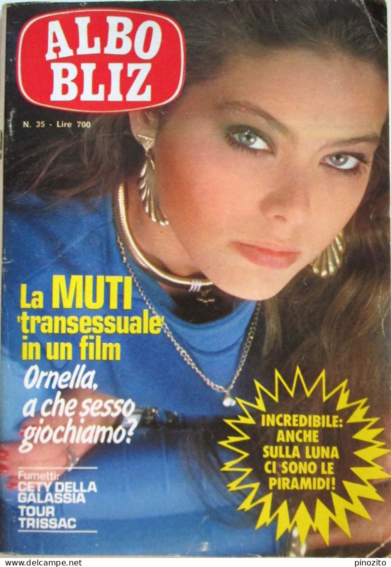 ALBO BLIZ 35 1981 Ornella Muti Anna Maria Rizzoli Donatella Bianchi Klaus Kinski Roger Moore - Télévision