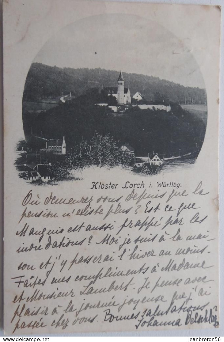 Kloster Lorch I. Württbg  - CPA 1908 - Lorch