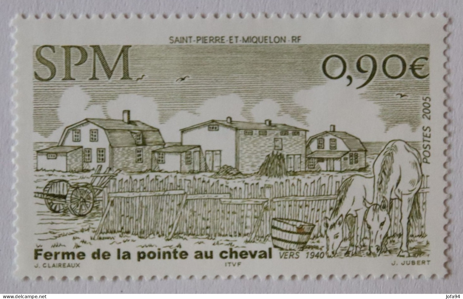 SPM 2005 Ferme De La Pointe Au Cheval  YT 851  Neuf - Ongebruikt