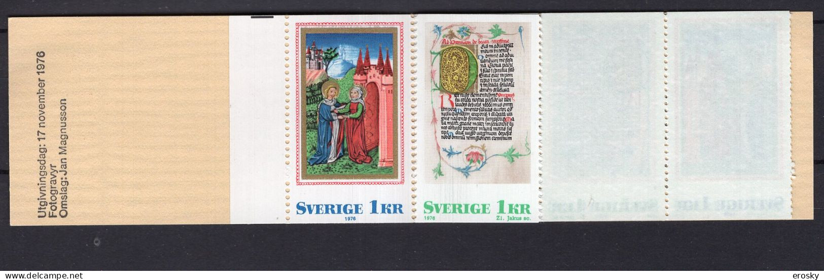 F1619 - SUEDE SWEDEN N°948 ** CARNET Noel - 1951-80