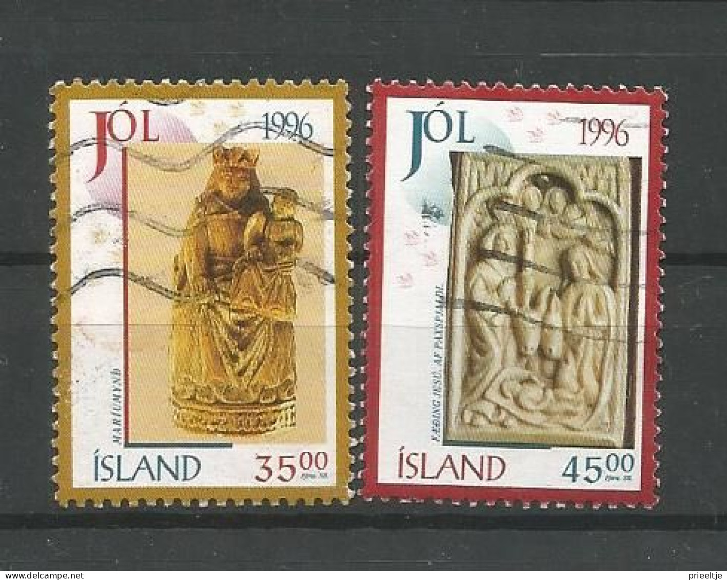 Iceland 1996 Christmas Y.T. 813/814 (0) - Gebraucht