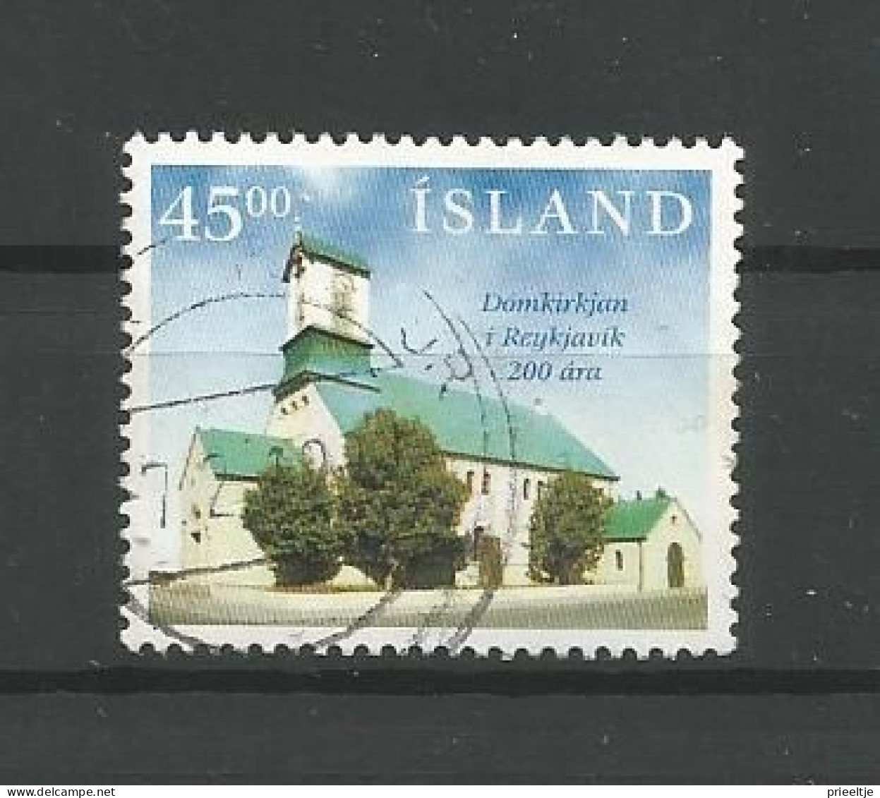 Iceland 1996 Reykjavik Cathedral Bicentenary Y.T. 812 (0) - Gebruikt