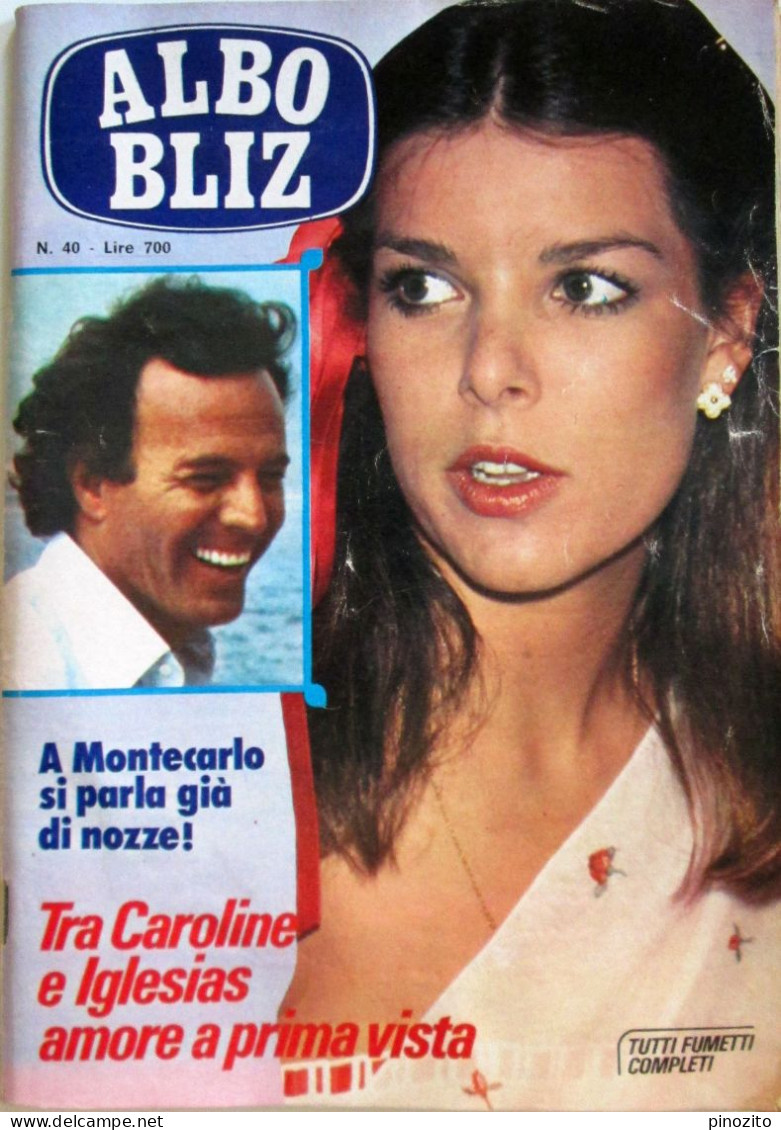 ALBO BLIZ 40 1981 Caroline Di Monaco Julio Iglesias Rosanna Fratello - Televisión