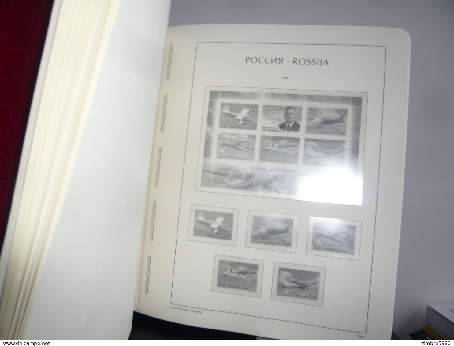 ALBUM LEUCHTTURM RUSSIE 2005/08 + ETUI - Komplettalben