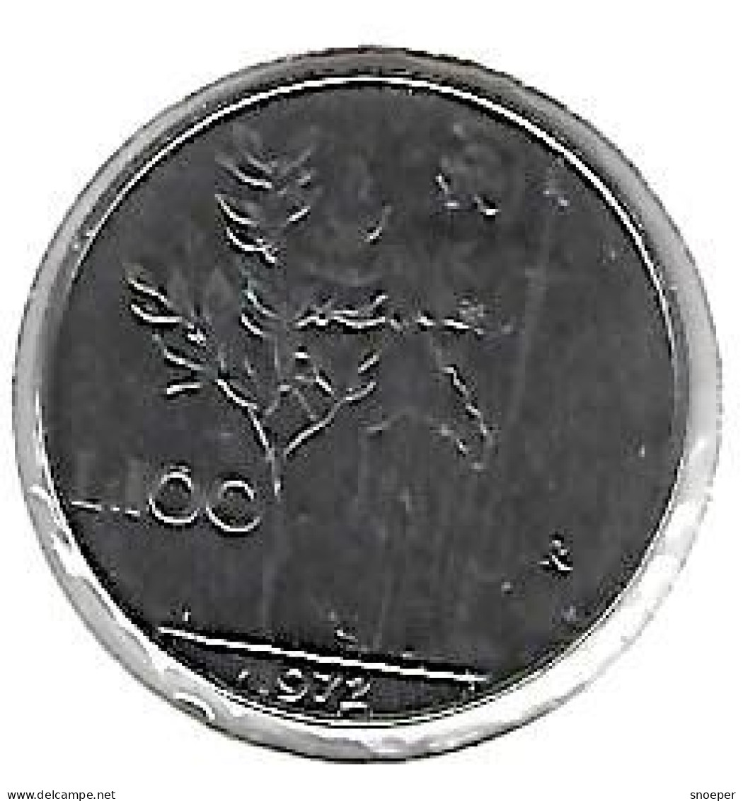 *italy 100 Lire 1972   Km 96.1  Xf+/ms60 - 100 Lire