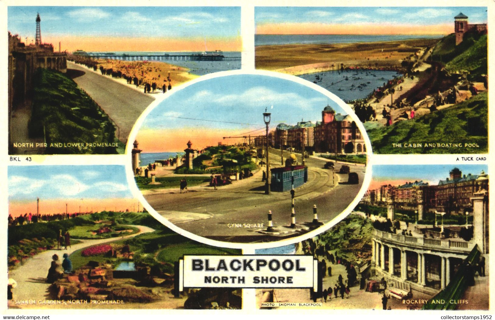 BLACKPOOL, LANCASHIRE, MULTIPLE VIEWS, ARCHITECTURE, PORT, BEACH, ENGLAND, UNITED KINGDOM, POSTCARD - Blackpool