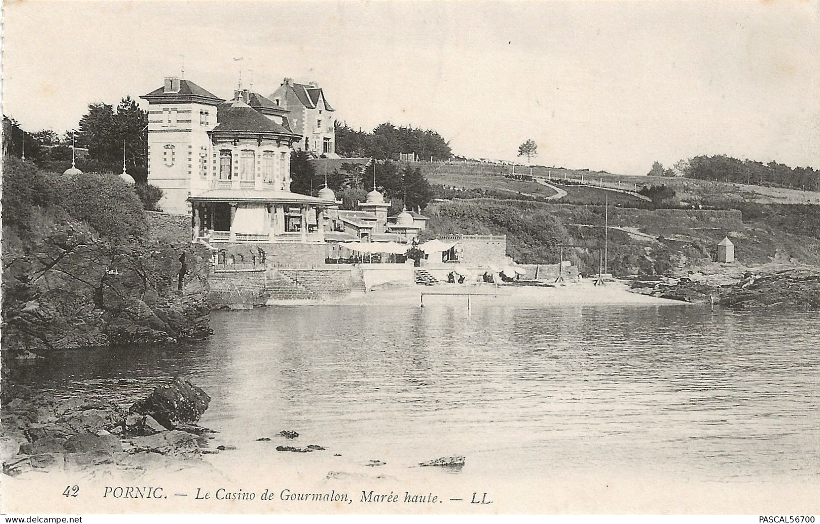 CPA PORNIC - LE CASINO DE GOURMALON MAREE HAUTE ***ETAT NEUF*** - Pornic