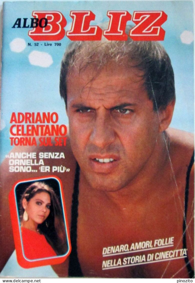 ALBO BLIZ 52 1981 Adriano Celentano Jean Paul Belmondo Nando Orfei Randolph Turpin - TV