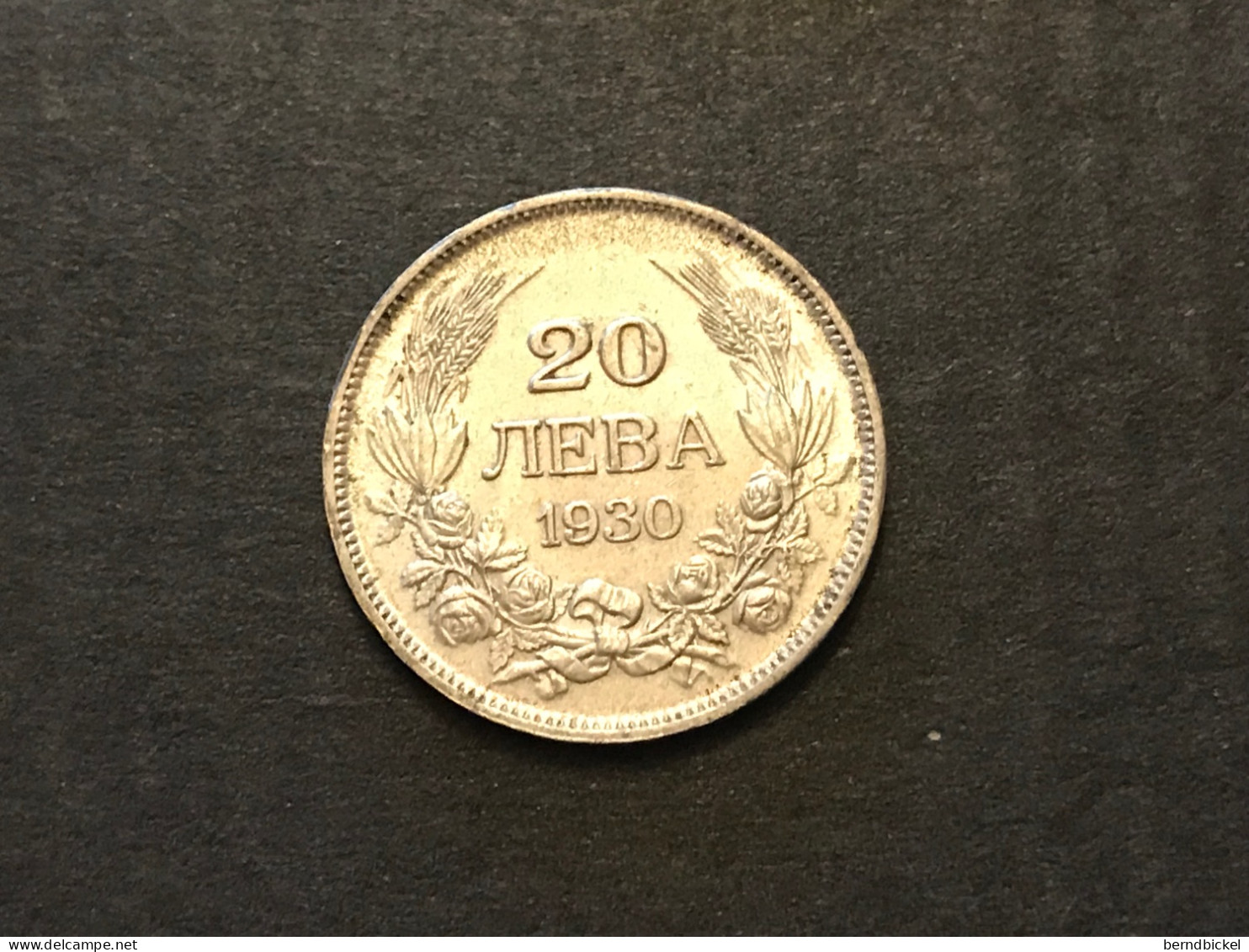 Münze Münzen Umlaufmünze Bulgarien 20 Lewa 1930 - Bulgaria