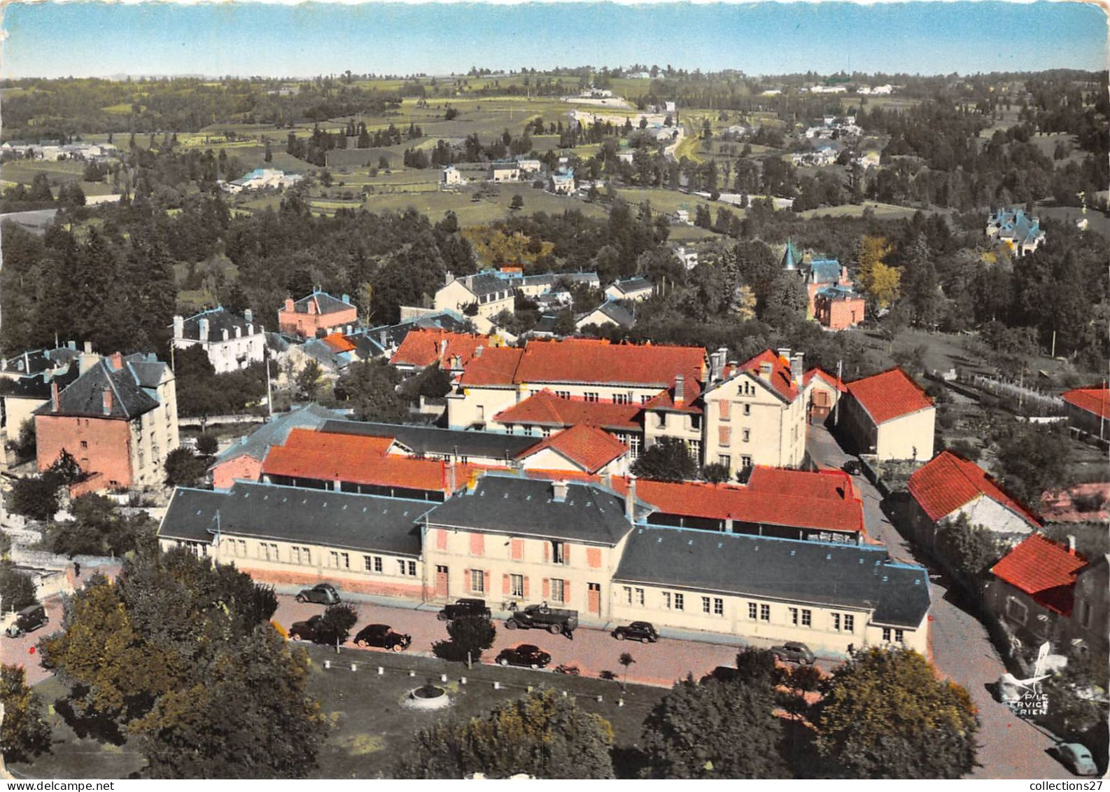 87-BESSINES-SUR-GARTEMPE- LE CHAMP DE FOIRE VUE DU CIEL - Bessines Sur Gartempe