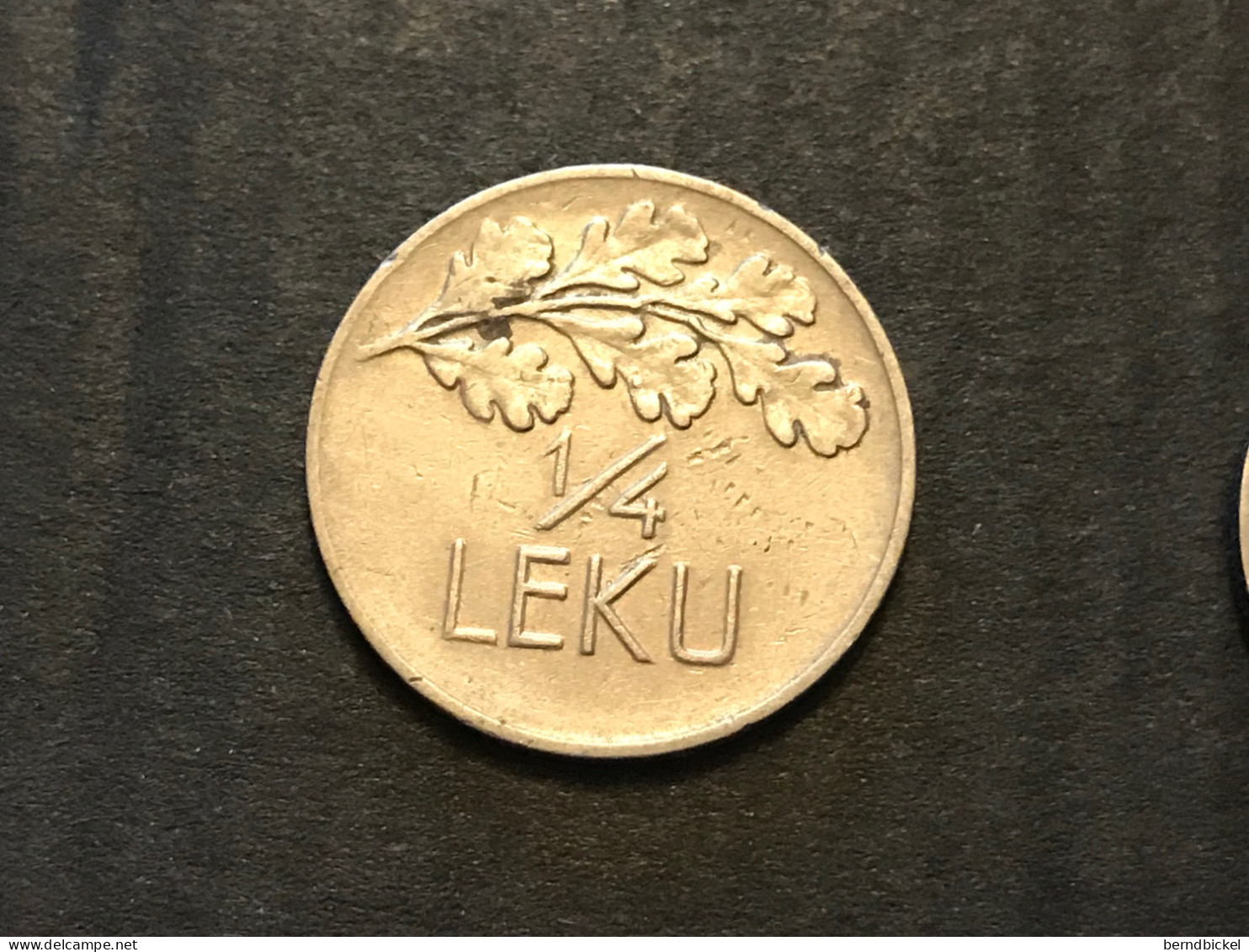 Münze Münzen Umlaufmünze Albanien 1/4 Leku 1926 - Albanië