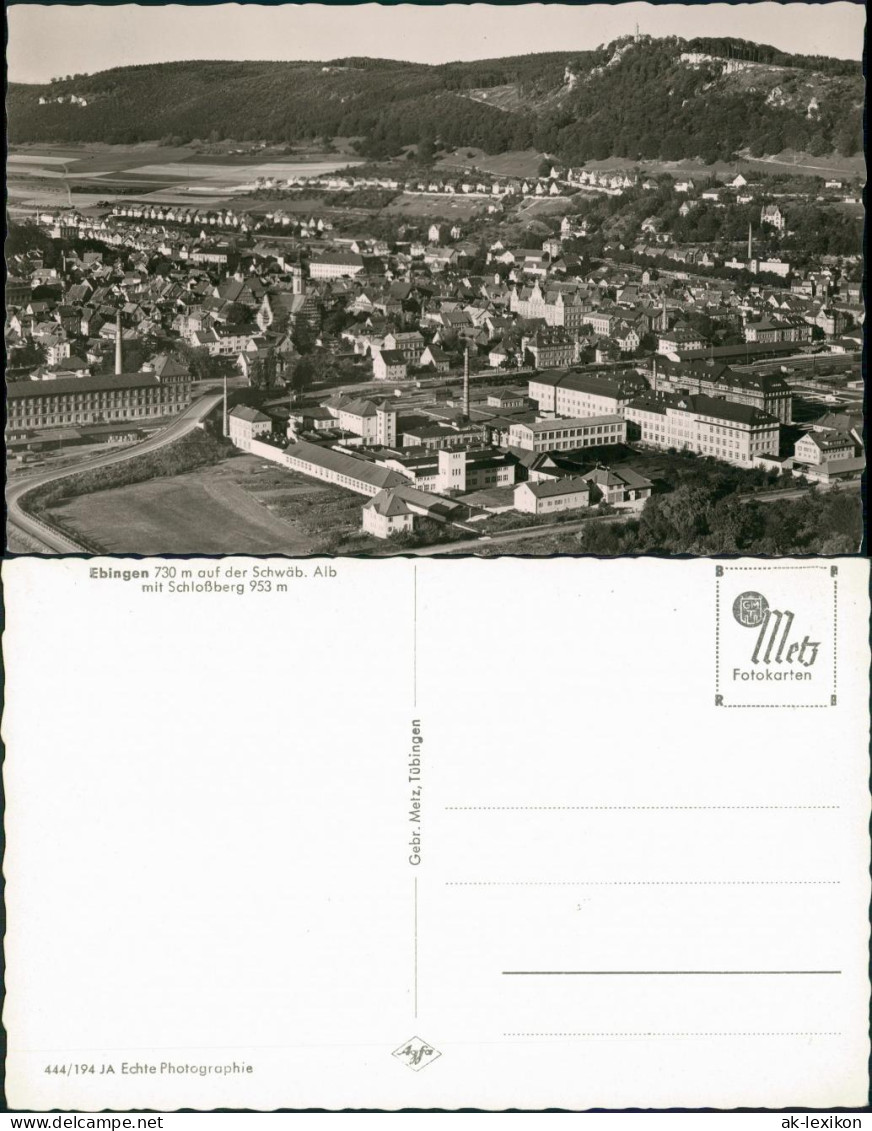 Ansichtskarte Ebingen-Albstadt Luftbild . Industrieanlagen 1962 - Albstadt