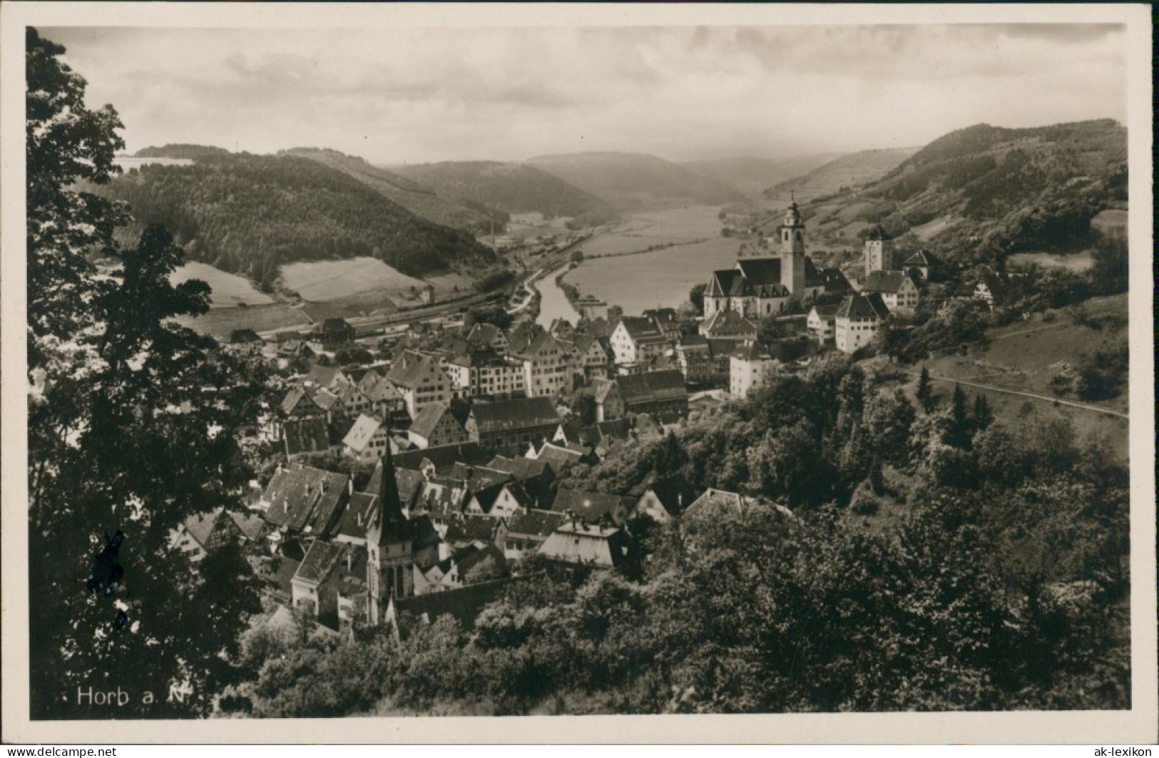 Ansichtskarte Horb Am Neckar Blick Auf Die Stadt 1928 - Horb