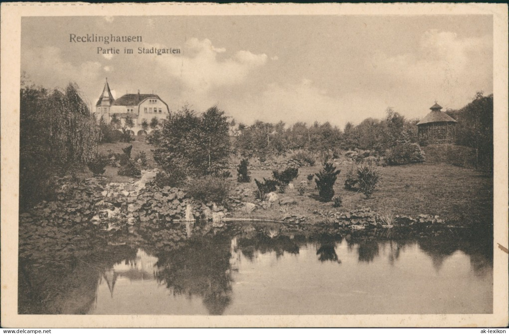 Foto Recklinghausen Villa Im Stadtgarten 1923 Privatfoto - Recklinghausen