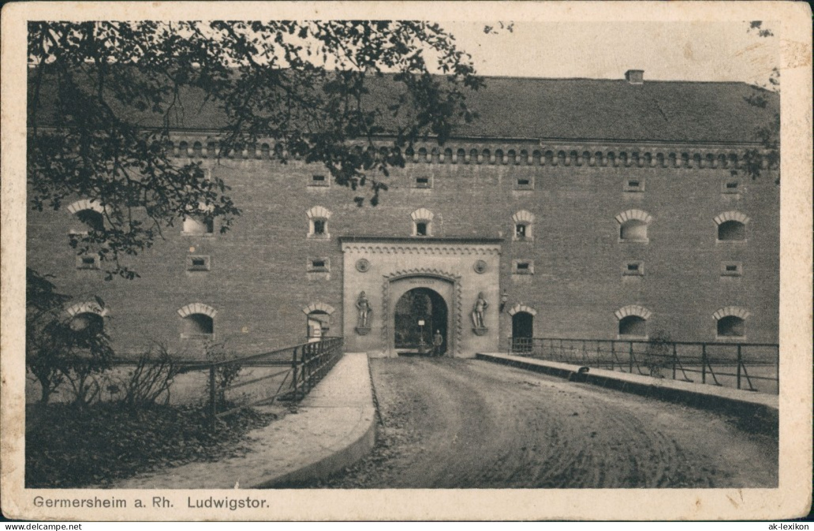 Ansichtskarte Germersheim Ludwigstor 1925 - Germersheim