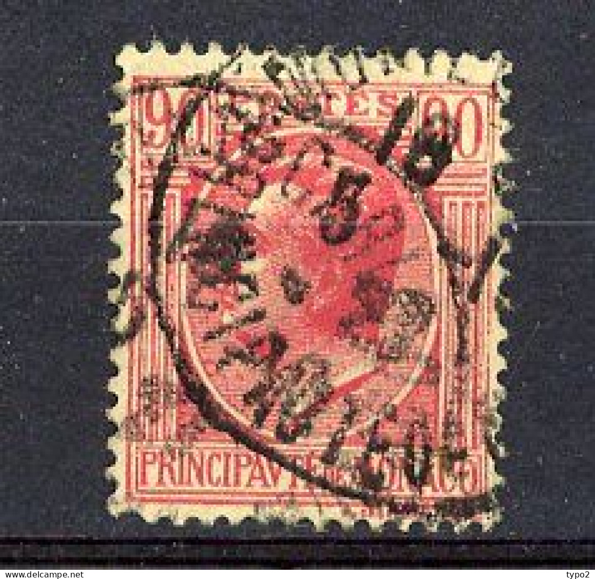 MONACO - Yv. N°94  (o)  90c   Louis II Cote 2,6 Euro BE  2 Scans - Used Stamps