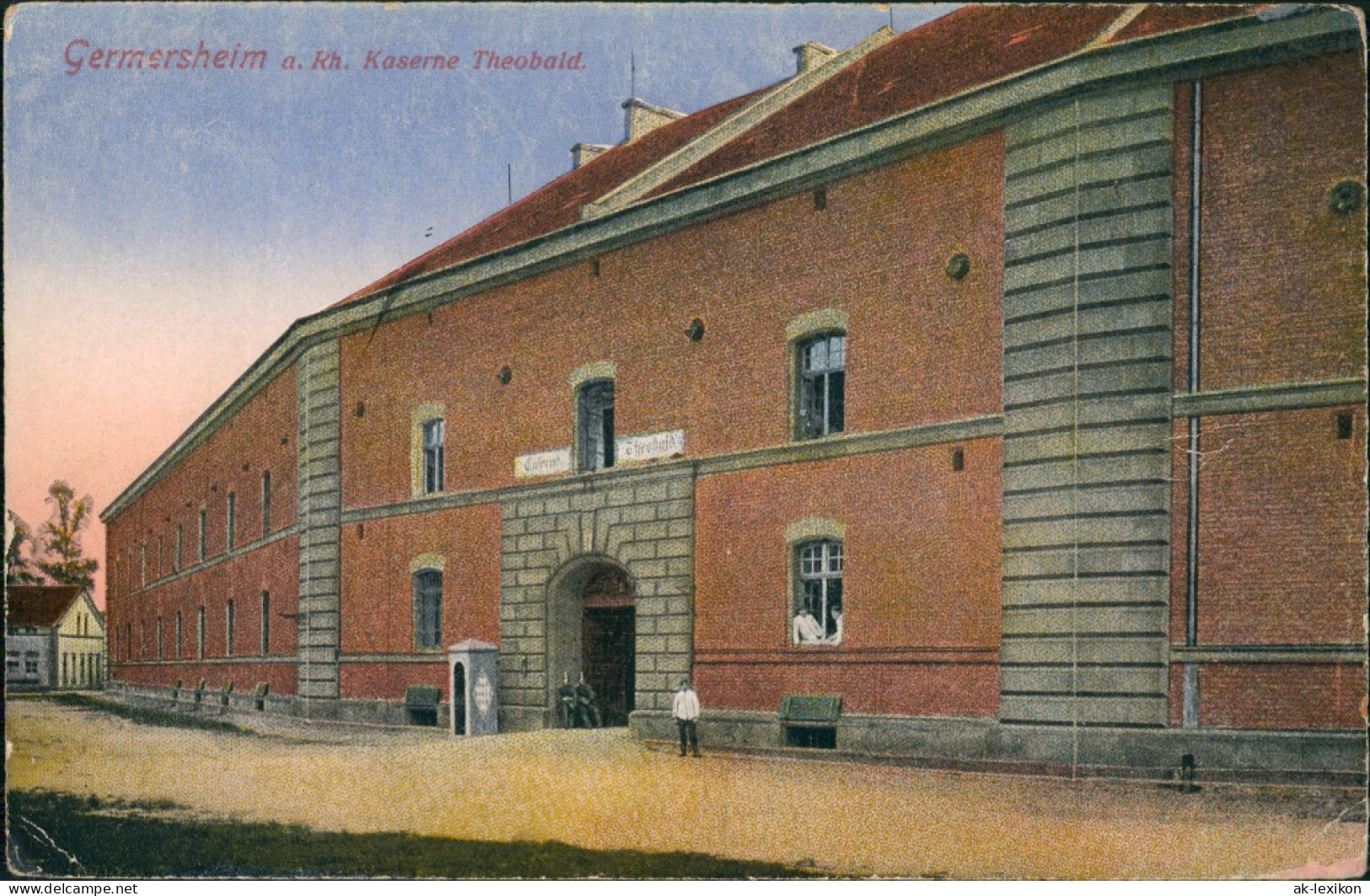 Ansichtskarte Germersheim Kaserne Theobald 1922 - Germersheim