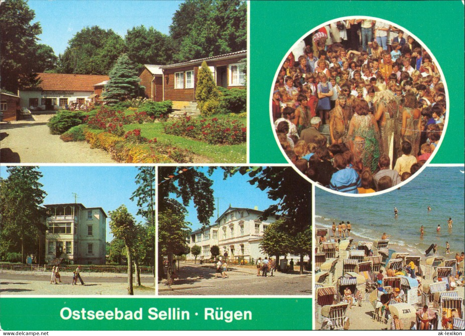 Sellin   Oberschule  1982/1984  Sonderstempel Deutschland-Tour 2005 Bonn - Sellin