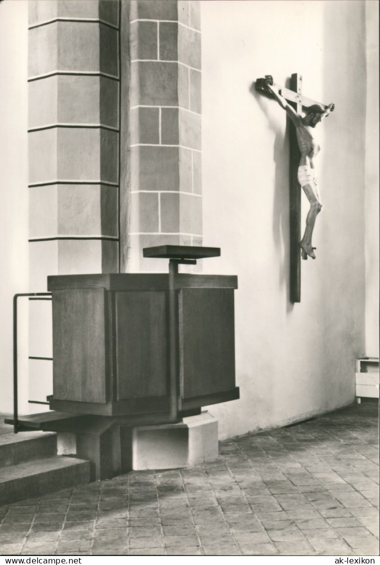 Ansichtskarte Borna Stadtkirche St. Marien - Kanzelei 1969 - Borna