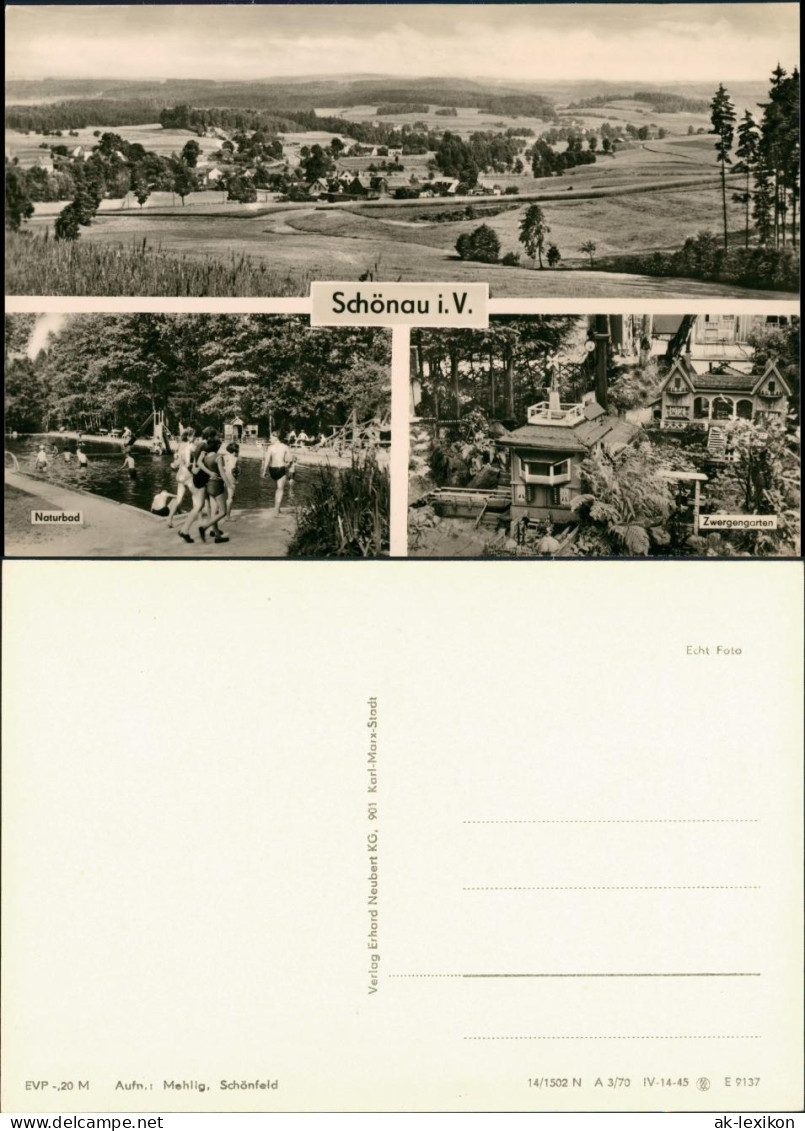 Schönau I. Vogtland Falkenstein (Vogtland)  , Naturbad, Zwergen-Garten 1970 - Falkenstein (Vogtland)