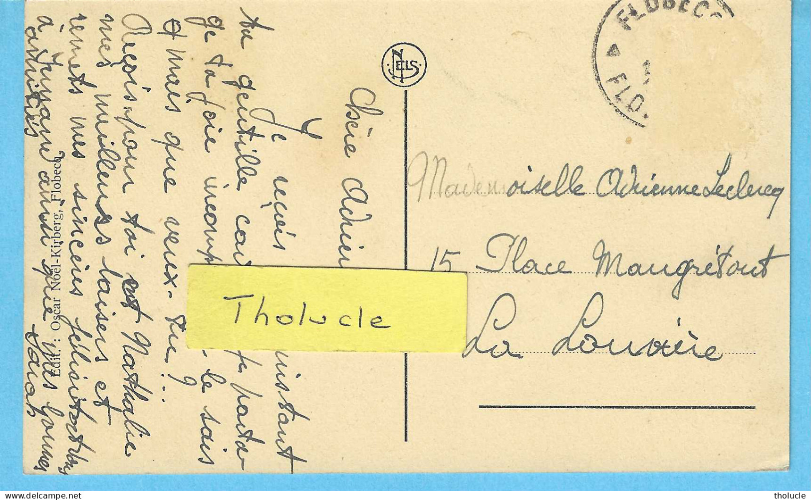 Flobecq-Vloesberg-+/-1925-Belle Vue Sur Le Village Et Son église-Edit.Oscar Noël-Kirberg, Flobecq - Flobecq - Vloesberg
