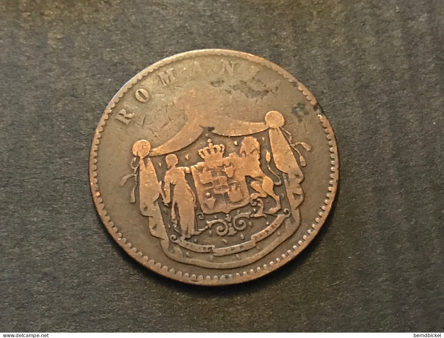 Münze Münzen Umlaufmünze Rumänien 10 Bani 1867 "Watt" - Romania