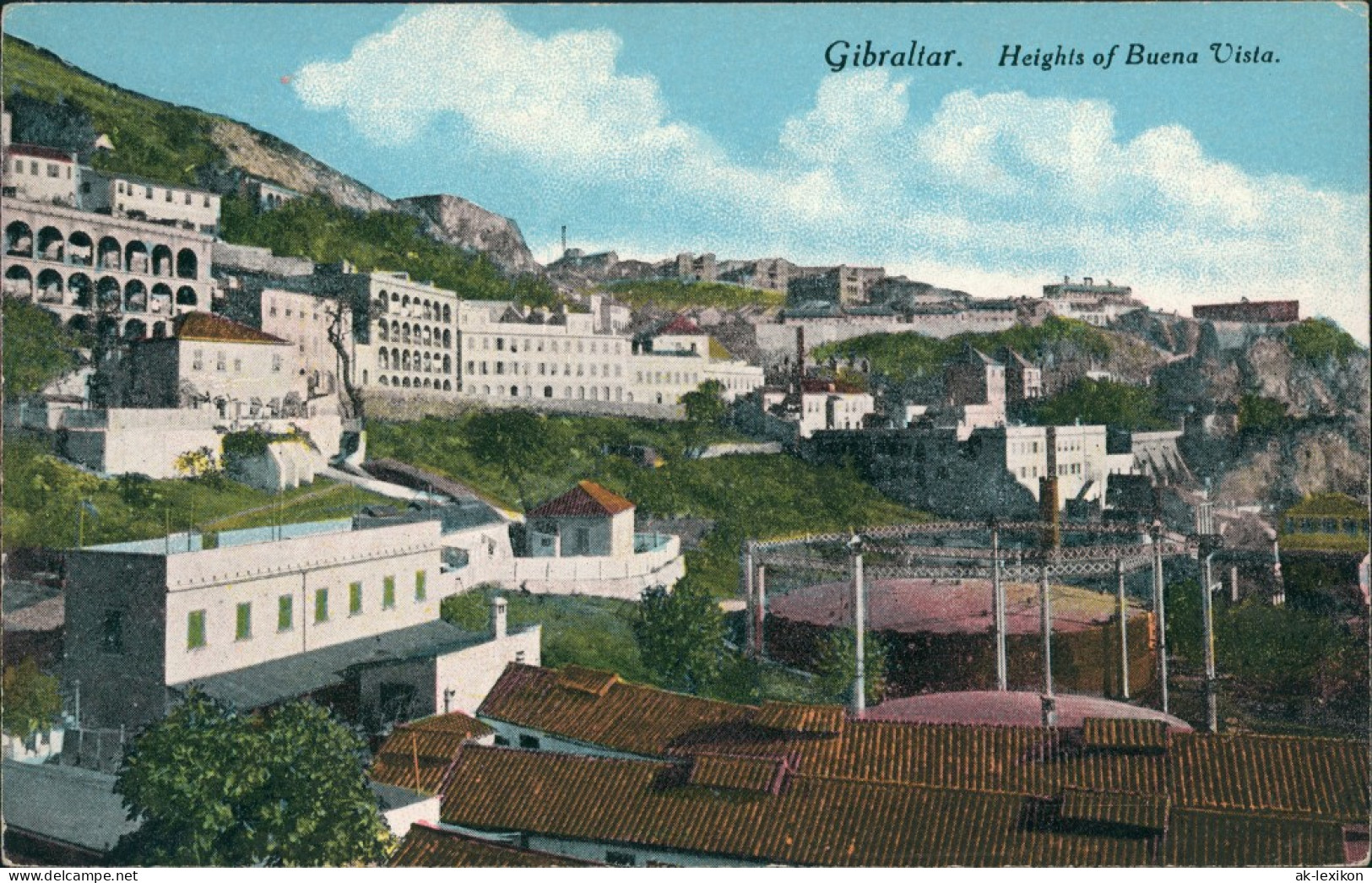 Postcard Gibraltar Heights Of Buena Vista Vintage Postcard 1910 - Gibraltar